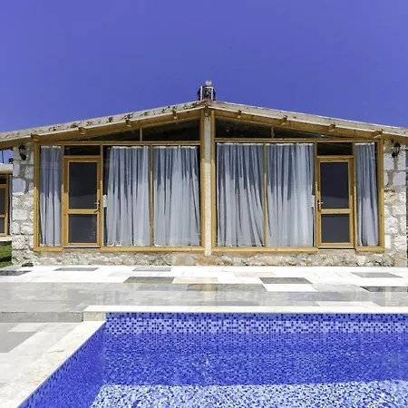 Stone House W Pool And Garden In Kas